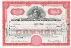 Bond Stores, Inc - Original Stock Certificate - 1958 - C058766
