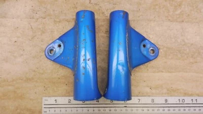 Yamaha AS2 125CC 1968 Twin Y588-1> Juego de soportes de faros izquierda derecha Foto 1 de 4