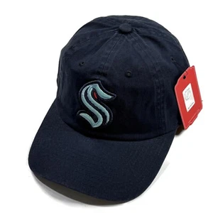 American Needle Seattle Kraken Hat Strapback Cap Navy Blue New NHL Hockey - Picture 1 of 11