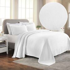 Superior Paisley Jacquard Matelassé 100 Premium Cotton Bedspread Twin