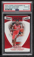 2020 Panini Contenders Draft Picks Class Anthony Edwards PSA 10 GEM MT Rookie RC