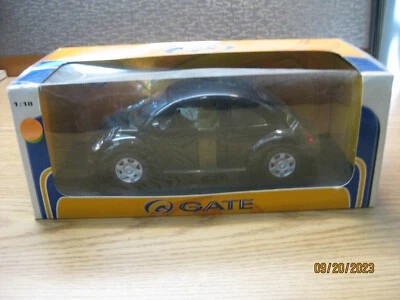 1/18 1998 Volkswagen VW nuevo escarabajo en negro por puerta # 01033 Foto 1 de 4