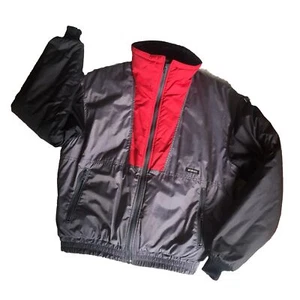 Slalom USA Herren Ski Winter Snowboardjacke grau rot durchgehender Reißverschluss 11579 Gr. Large - Bild 1 von 8