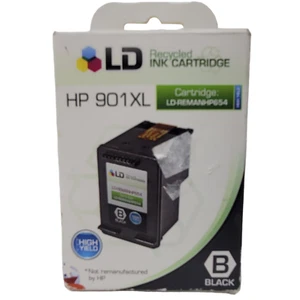 LD CC654AN Black Ink for HP 901XL Cartridge J4540 J4550 J4580 J4660 J4680 J4680c - Picture 1 of 4