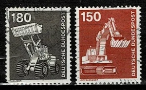 GERMANY 1978 DEFINITVES TECHNICS USED - Picture 1 of 1