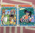 Rare 1995 The Big Comfy Couch Set Of 2 Inlaid puzzle (complete) Fundex
