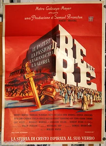 manifesto 2F film KING OF KINGS - IL RE DEI RE Jeffrey Hunter Nicholas Ray 1961 - Picture 1 of 1