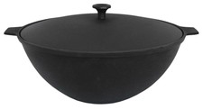 Kukmara Kazan Ghisa 5 L Litri Con Coperchio-Alluminio Tatarskij Wok Dutch Oven