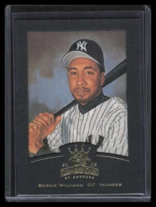 2002 Diamond Kings Gold Foil 30 Bernie Williams 18/100 - Picture 1 of 2