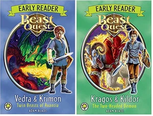 NEW x 2 BEAST QUEST EARLY READERS - TWIN BEASTS & KRAGOS and KILDOR - Imagen 1 de 1
