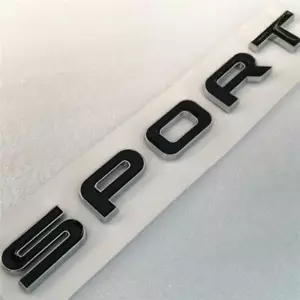 LAND ROVER DISCOVERY SPORT BADGE BLACK CHROME REAR BACK TAILGATE LETTERING BADGE - Picture 1 of 4
