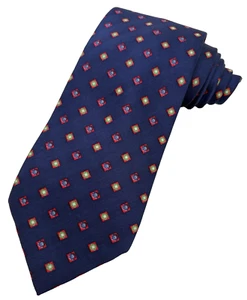 Brioni Geometric 100% Silk Necktie Designer Men’s Necktie Hand Made Italy 62"EUC - Picture 1 of 6