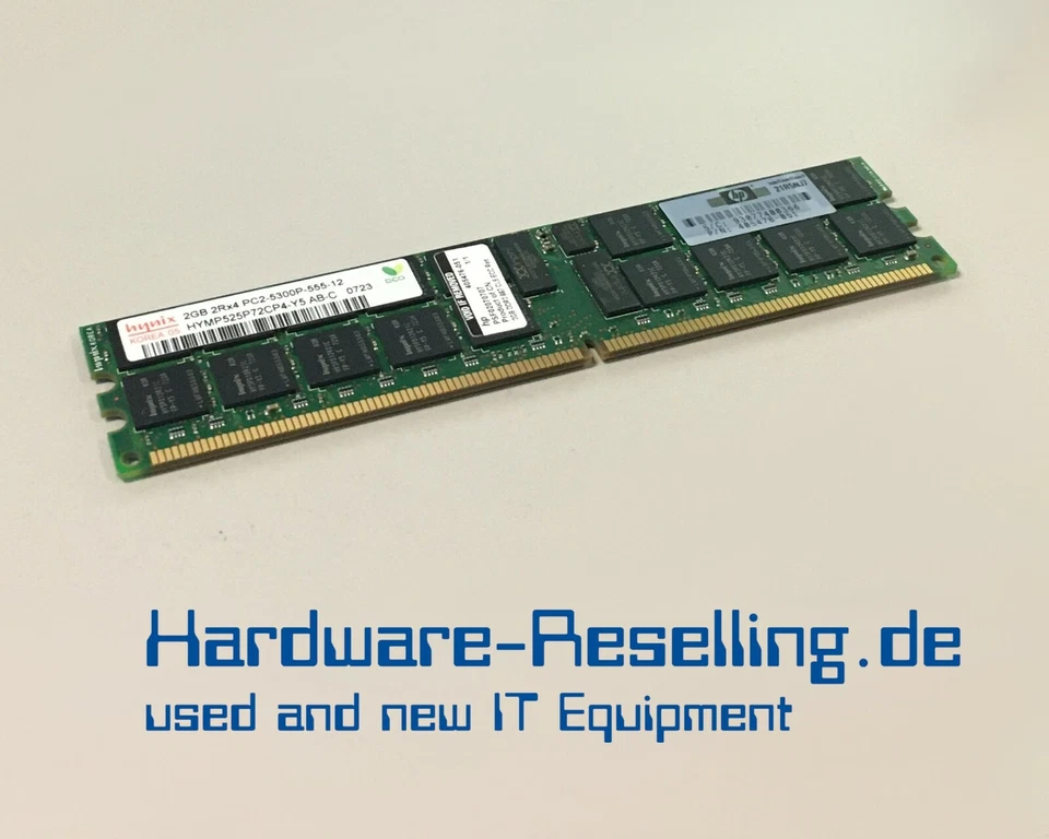 HP 405476-051 - HP 4GB KIT (2 x 2GB) PC2-5300P ECC SERVER memory - Bild 1 von 1
