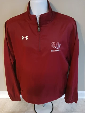 South Carolina Gamecocks Volleyball Under Armour Large Pullover 1/4 Zip Jacket Cover
