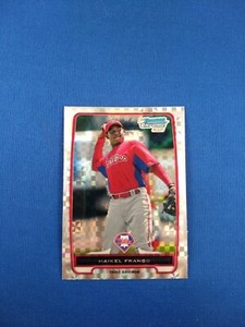 2012 Bowman Chrome Maikel Franco RC Rookie Prospect Xfractor Refractor #BCP112