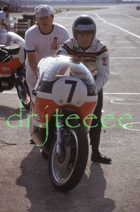 1973 FLAT TRACK Mert Lawwill HARLEY-DAVIDSON - 35mm Motorcycle Slide - Picture 1 of 1