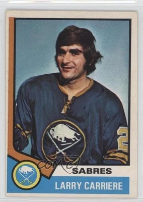 1974-75 O-Pee-Chee Larry Carriere #43 - Image 1 of 2