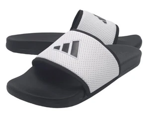 Adidas Hombres ADILETTE Zapatilla Cómoda Blanco Zapatos Deslizables Informales Bota Sandalias JS1145 - Imagen 1 de 10