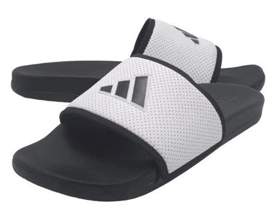 Adidas Hombres ADILETTE Zapatilla Cómoda Blanco Zapatos Deslizables Informales Bota Sandalias JS1145 Foto 1 de 4
