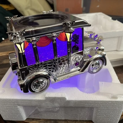 Bath & Body Works Hearse Lights Up  Globe  3 Wick Candle  Halloween 24 W/box - Image 1 of 4