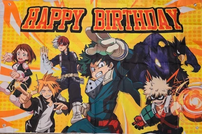 Conjunto de 144 piezas de Anime My Hero Academia suministros de fiesta decoración de cumpleaños bolsas de regalos de fiesta Foto 1 de 4