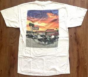 Vintage 2005 In-N-Out California Mike Rider Rare T-Shirt White Size M Beefy-T - Bild 1 von 12