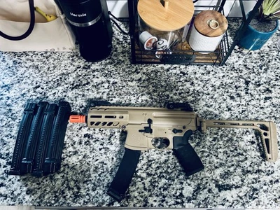 Airsoft SIG Sauer Sportline MPX-K SMG - FDE Foto 1 de 4