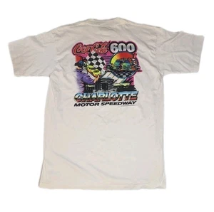 Vintage 90s Charlotte Motor Speedway Coca Cola NASCAR 600 T-Shirt Single Stitch - Bild 1 von 9