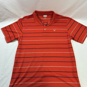 Callaway Golf Performance Polo Red Stripe Mens Size XL - Picture 1 of 6