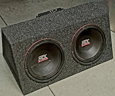 MTX RT251D Doble 12 pulgadas 250W+ Subwoofer Coche Con Amplificador y Caja!!! ¡DA LA MEJOR OFERTA! Foto 1 de 4
