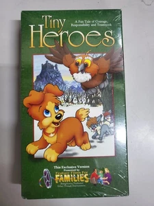 Tiny Heroes VHS 1997 Animated Christian Feature Films For Families New - Picture 1 of 2