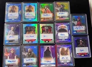 Star Wars: 100+ carte autografe, numerate, schizzi e una toppa con custodia - Foto 1 di 23