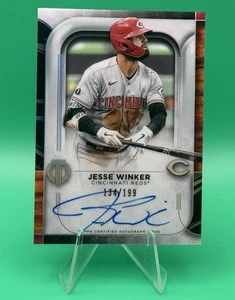2022 Topps Tribute Jesse Winker Auto Autograph # /199 TA-JW Reds Mets Blue - Picture 1 of 2