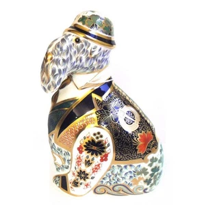 Royal Crown Derby Irish Blue Kerry Hund Figur - Bild 1 von 1