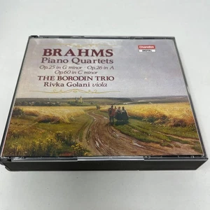 Brahms - Klavierquartette CD 1989 Borodin Trio Klassik Chandos - Bild 1 von 2