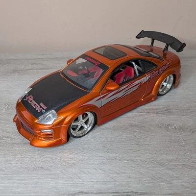 JADA Import Racer 1:18 Mitsubishi Eclipse (Cobre) - Solto, Bom Estado - Imagem 1 de 4