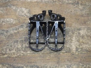 2008 KX450F Black Foot Pegs Rests 2007 2009 2010 2011 2012 2013 2014 2015 2016 - Foto 1 di 4