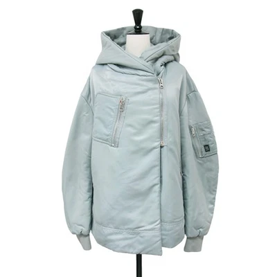 Chaqueta Bacon Gris Talla: M Grande Bombardero Militar Blusa Bateo Nylon Usada BEEG-0 Foto 1 de 4