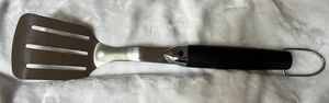 WEBER STAINLESS STEEL GRILL SPATULA WITH HOOK-14" LONG - Picture 1 of 7