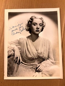 Audrey Totter Rare Very Early Autographed 8/10 Photo 40s Lady In The Lake - Picture 1 of 8