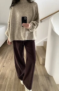 Cordhose Joggpants 40 42 Jogginghose Braun L/XL Neu Babycord - Bild 1 von 4