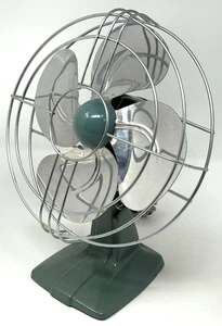 Vintage A. C. Gilbert & Co. 8” Oscillating Fan Cast Iron Base P-10230 Works! - Picture 1 of 13