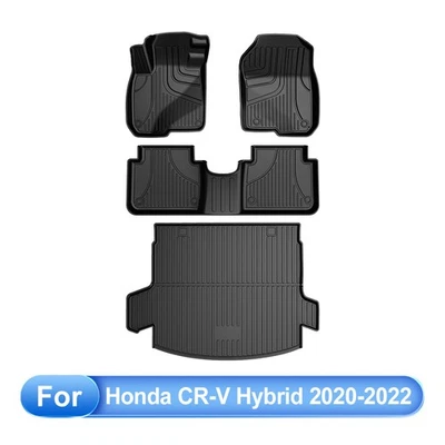 For Honda CR-V Hybrid 2020-2022 1st & 2nd Floor Mats and Trunk Mat Accessories Foto 1 de 4