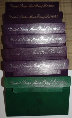 7 U.S. Mint Proof Sets 1994 (1), 1990 (3), 1992 (3) - Image 1 of 4