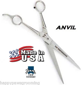 USA MADE Top Performance 8 1/2" STRAIGHT FINE POINT SHEAR Scissor PET GROOMING - Picture 1 of 3
