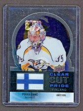 2012-13 Upper Deck Clear Cut Pride of Finland  Pekka Rinne 67/100   10874