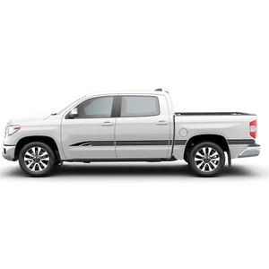 Center triple stripes graphics stickers decal compatible with Toyota Tundra - Picture 1 of 15