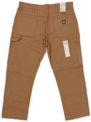 Bulwark PLJ8 Midweight Fire-Resistant Dungaree Duck Canvas CAT2 NFPA Men's 38/30 - Image 1 of 3