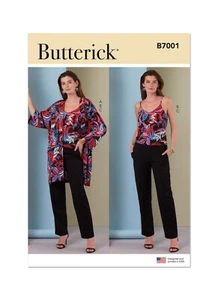 Butterick MODELLO CUCITO B7001 Misses pantaloni, camicetta, giacca 6-14 o 16-24 - Foto 1 di 8