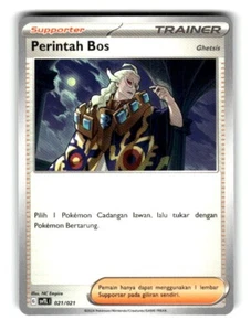 Pokemon Terastal Tactics Deck Boss's orders 021/021 - Picture 1 of 4